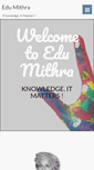 Mobile Screenshot of edumithra.com